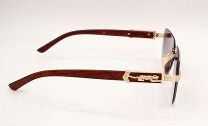 Cartier 22456 Rimless Panther Sunglasses