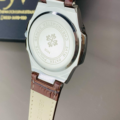 Patek Philippe Nautilus – Brown Leather Strap