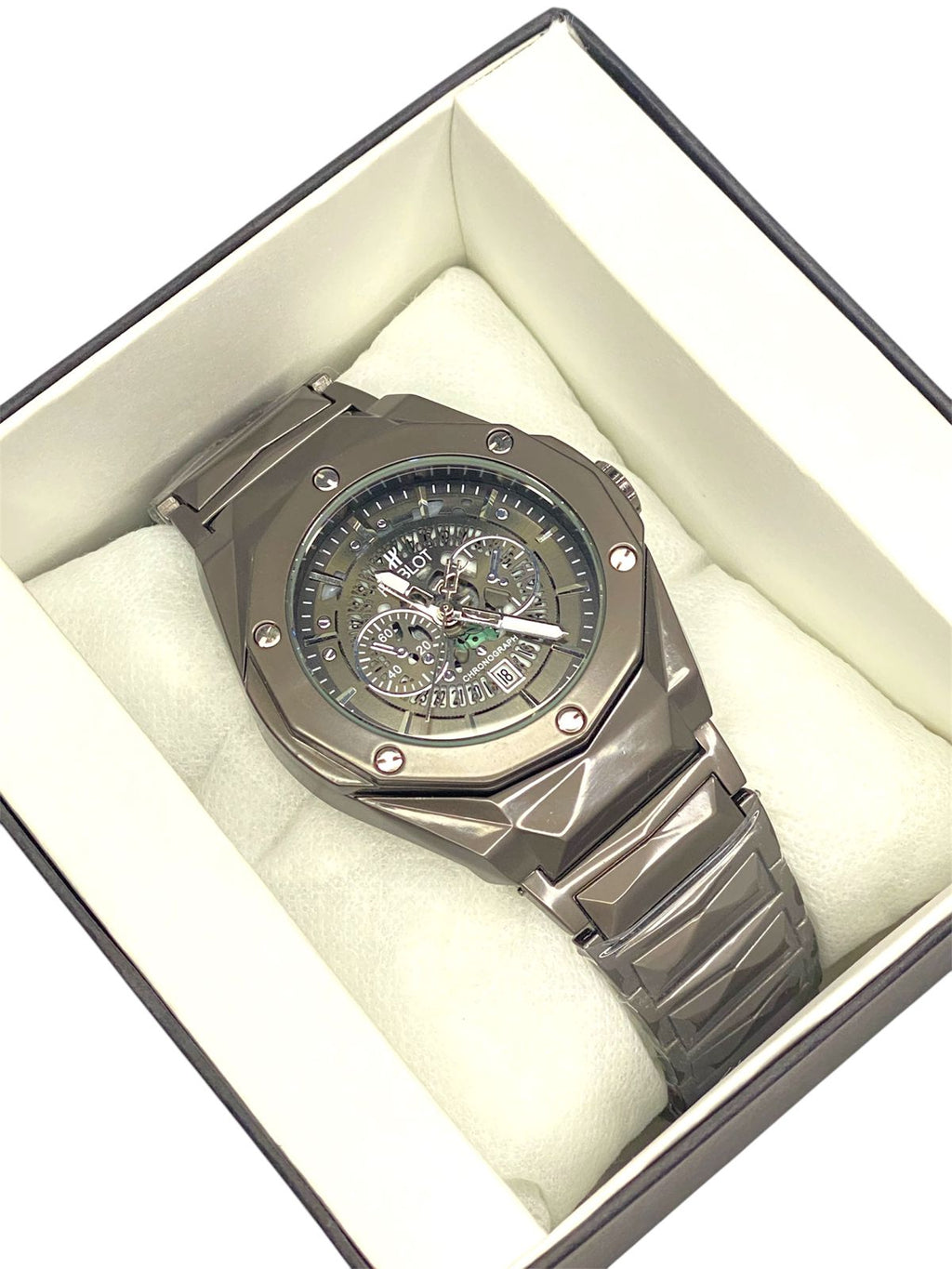 Hublot Diamond Cut Skeleton Watch